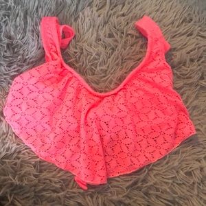 pink bikini top